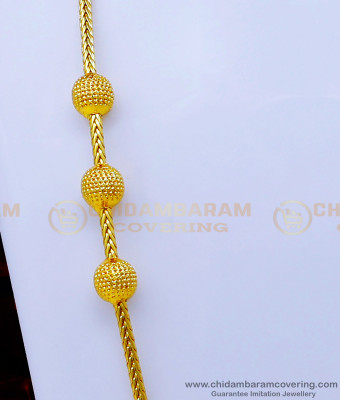 MCHN475 - Trendy Plain Mugappu Thali Chain Design for Daily Use
