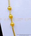 MCHN476 - One Gram Gold Plated Plain Mugappu Chain Designs Online