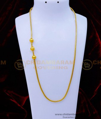 MCHN477 - Mugappu Chain Designs Without Stone Daily Use Thali Chain
