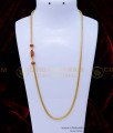 MCHN483 - Attractive Ruby Stone Mugappu Thali Chain Latest Design