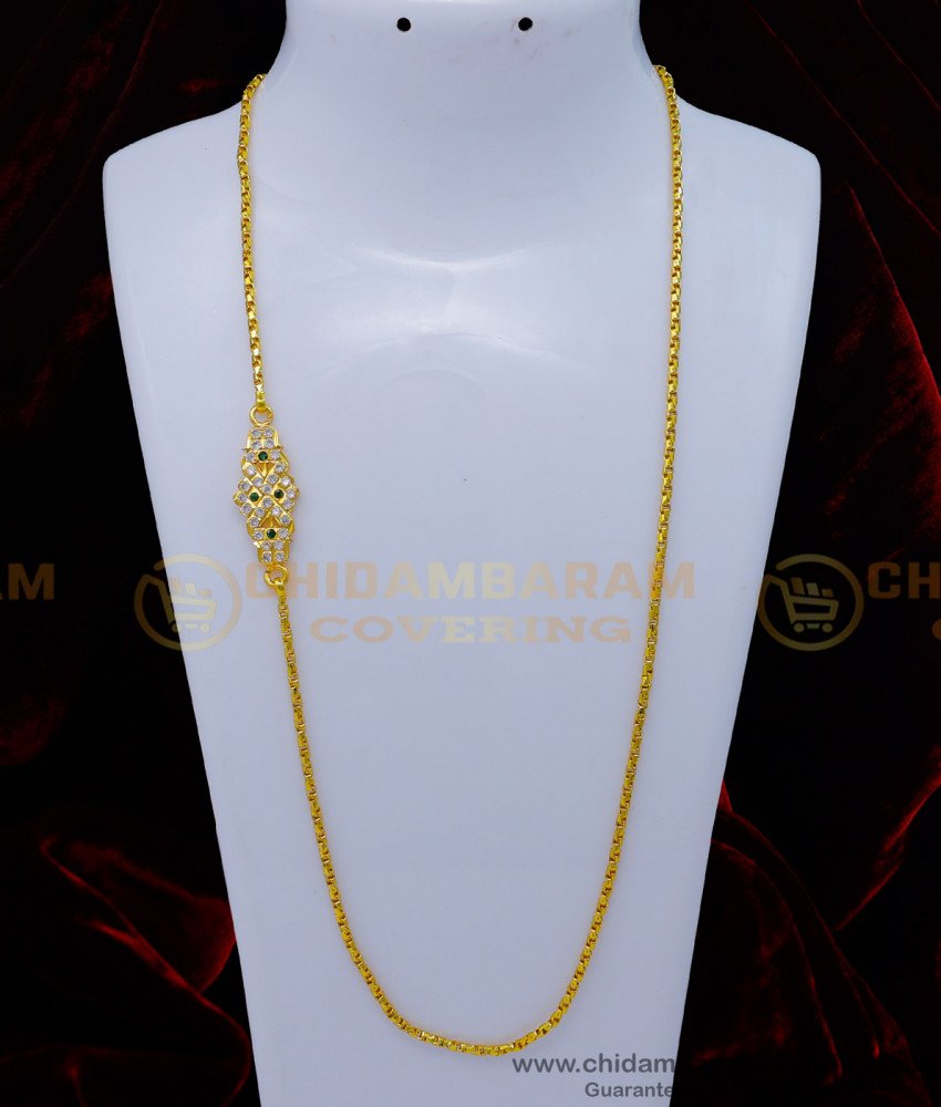 MCHN489 - Impon Daily Use Mugappu Thali Chain Models for Women 