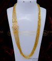 MCHN493 - Impon Stone Mugappu New Model Gold Thali Chain Designs Online