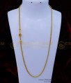 MCHN497 - One Gram Gold Plated Mugappu Chain Latest Designs Online