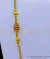 MCHN499 - Pure Gold Plated Guarantee Daily Wear Mugappu Chain Design