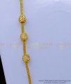 MCHN502 - Traditional Gold Design White Stone Mugappu Chain Online