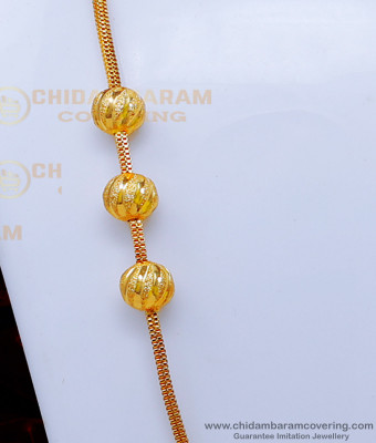 MCHN511 - Mugappu Thali Chain Gold Design with Box Chain Online