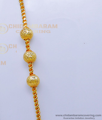 MCHN514 - Trendy Murukku Thali Chain Mugappu Designs for Women