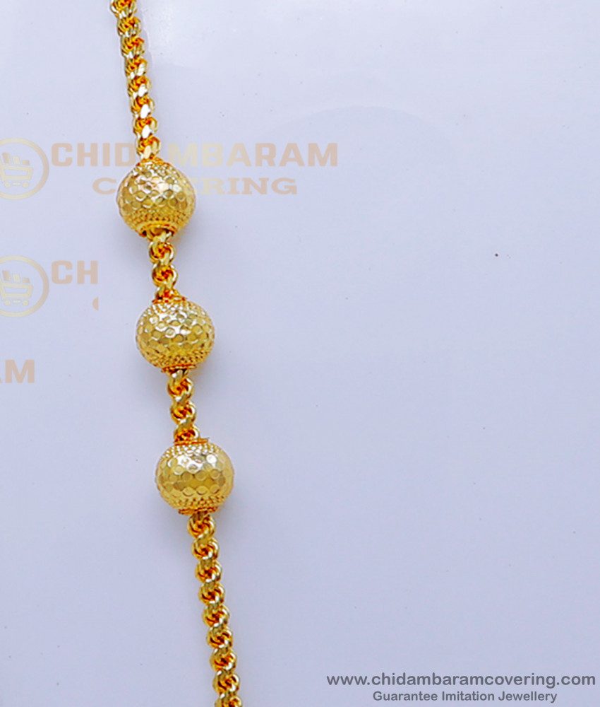 MCHN514 - Trendy Murukku Thali Chain Mugappu Designs for Women
