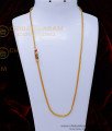 MCHN519 - Elegant Simple Daily Wear Stone Spiral Mugappu Chain
