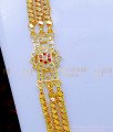 MCHN530 - 1 Gram Gold Impon 3 Line Mugappu Thali Chain New Model