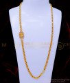MCHN544 - Trendy Gold Lakshmi Mugappu Designs for Daily Use