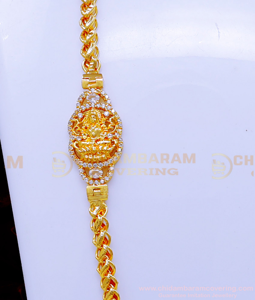 MCHN545 - American Diamond Lakshmi Mugappu Designs Online