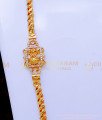 MCHN546 - Elegant White Stone Lakshmi Mugappu Thali Chain for Women