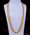MCHN561 - Traditional Impon Mugappu With 3 Line Chain for Women