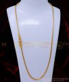 MCHN568 - 30 Inch Long New Model Gold Plated Mugappu Chain Online