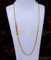 MCHN572 - Beautiful Stone Flower Design Mugappu Thali Chain Gold
