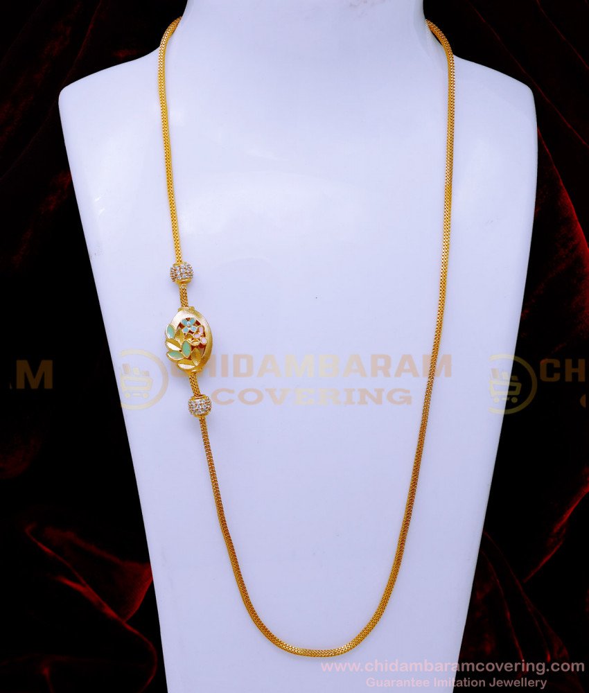 MCHN587 - Beautiful New Model Double Side Mugappu Thali Chain