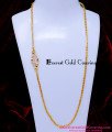 MCHN588 - Impon Jewellery Gold Model Peacock Mugappu Chain
