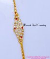 MCHN588 - Impon Jewellery Gold Model Peacock Mugappu Chain