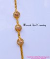 MCHN594 - Trendy Mugappu Thali Chain Gold Model for Daily Use