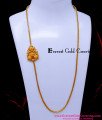 MCHN604 - 2 Gram Gold Forming Lakshmi Mugappu Chain for Women