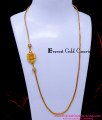 MCHN606 - Elegant 2 Gram Gold Lakshmi Mugappu Designs for Ladies