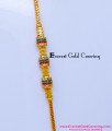 MCHN613 - Attractive Multi Stone Daily Use Mugappu Chain Design