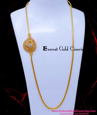 MCHN617 - Trendy Peacock Design Thali Mugappu Chain New Model