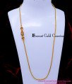MCHN619 - Gold Model Daily Wear Stone Mugappu Chain Design
