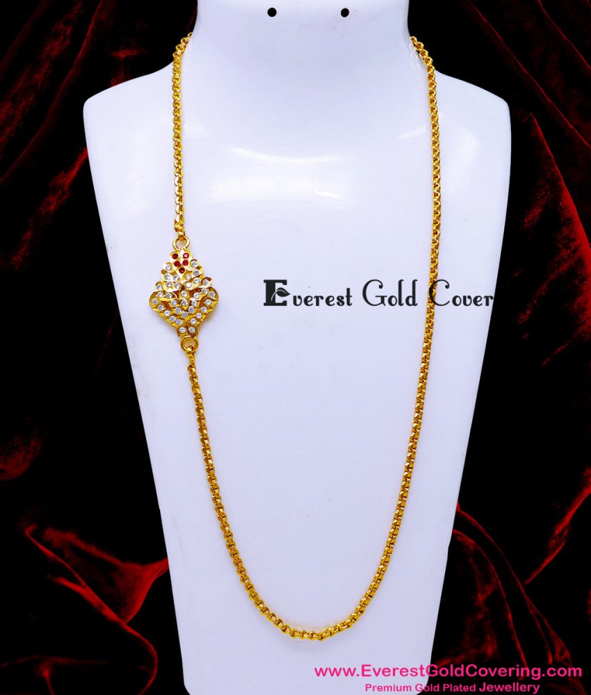 MCHN630 - Impon Daily Wear Trendy Mugappu Designs for Thali Chains