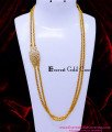 MCHN635 - Trendy Impon Stone Double Chain with Mugappu Design