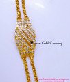 MCHN635 - Trendy Impon Stone Double Chain with Mugappu Design