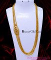 MCHN636 - Traditional 3 Line Gold Chain with Impon Stone Mugappu