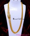MCHN642 - Traditional Gold Design White Stone Mugappu Chain 