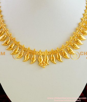 NLC017 - Kerala Light Weight Daily Wear Flower Petal Necklace for Women