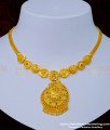 NLC1019 - Real Gold Design Forming Gold Stone Necklace Indian Bridal Imitation Jewellery