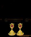NLC1052 - Wedding Choker Necklace Set Peacock Design Ad Stone Necklace with Jhumkas Online
