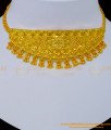 Nlc1054 - Beautiful Bridal Wear Light Weight Gold Forming Mini Choker Necklace Set Online