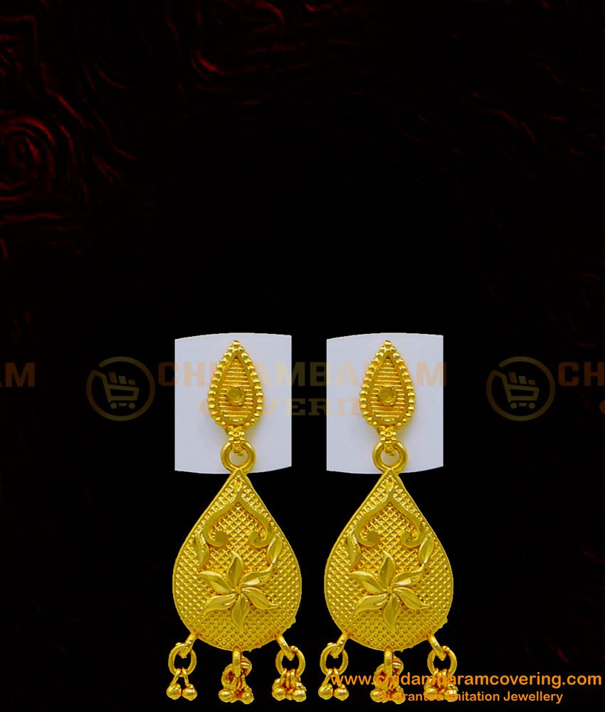 Nlc1055 - Latest Choker Necklace Design Bridal Wear Light Weight Forming Gold Choker with Earrings