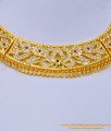 NLC1079 - Beautiful Real Gold Design Bridal Wear Impon Choker Necklace Buy Online