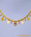 NLC1103 - Unique I Gram Gold Light Weight Simple Western Necklace Gold Design for Girls