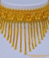 NLC1120 - Unique Latest Arabic Gold Choker Necklace Design Gold Plated Arabic Jewellery Online