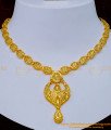 NLC1144 - Gold Plated Jewellery Dubai Necklace Set for Women 