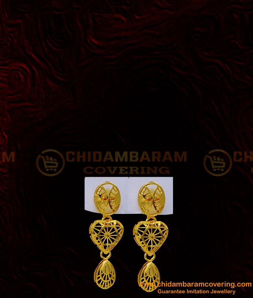 NLC1150 - One Gram Gold Plated Necklace with Earrings Set for Women 