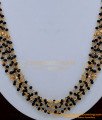Nlc1153 - Unique Black Crystal Multi Layer Mala Necklace for Women