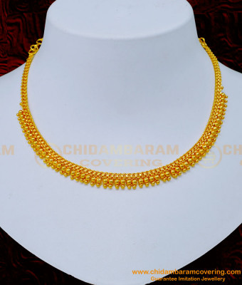 NLC1173 - Simple Necklace Design Gold Plated Jewellery Online