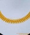 NLC1175 - Latest One Gram Gold Necklace Designs for Wedding 