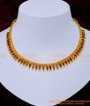 NLC1177 - Attractive Red Stone Gold Plated Stone Necklace Designs 