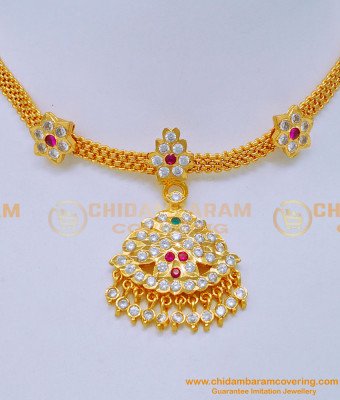 NLC1184 - Traditional Impon Jewellery Attigai Designs Online