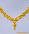 NLC1197 - Beautiful Gold Pattern Casting Necklace Designs for Wedding 